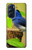 S3839 幸福の青い 鳥青い鳥 Bluebird of Happiness Blue Bird Motorola Edge X30 バックケース、フリップケース・カバー