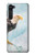 S3843 白頭ワシと氷 Bald Eagle On Ice Motorola Edge バックケース、フリップケース・カバー