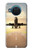 S3837 飛行機離陸日の出 Airplane Take off Sunrise Nokia X20 バックケース、フリップケース・カバー