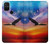 S3841 白頭ワシ カラフルな空 Bald Eagle Flying Colorful Sky OnePlus Nord N100 バックケース、フリップケース・カバー