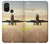 S3837 飛行機離陸日の出 Airplane Take off Sunrise OnePlus Nord N10 5G バックケース、フリップケース・カバー