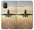 S3837 飛行機離陸日の出 Airplane Take off Sunrise OnePlus 8T バックケース、フリップケース・カバー