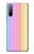 S3849 カラフルな縦の色 Colorful Vertical Colors Sony Xperia 10 II バックケース、フリップケース・カバー