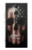S3850 アメリカの国旗の頭蓋骨 American Flag Skull Sony Xperia XA2 バックケース、フリップケース・カバー