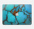 S2685 アクアターコイズ宝石グラフィックプリント Aqua Turquoise Gemstone Graphic Printed MacBook Pro 14 M1-M5 A2442,A2779,A2992,A2918,A3112,A3185,A3401,A3434,A3112 ケース・カバー