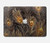 S3691 ゴールドピーコックフェザー Gold Peacock Feather MacBook Pro 14 M1-M5 A2442,A2779,A2992,A2918,A3112,A3185,A3401,A3434,A3112 ケース・カバー