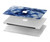 S3439 インディゴタイダイ Fabric Indigo Tie Dye MacBook Pro 16 M1,M2,M3,M4 (2021,2024) - A3403, A3186, A2991, A2780, A2485 ケース・カバー