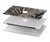 S3692 灰色の黒いヤシの葉 Gray Black Palm Leaves MacBook Pro 16 M1,M2 (2021,2023) - A2485, A2780 ケース・カバー