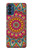 S3694 ヒッピーアートパターン Hippie Art Pattern Motorola Moto G41 バックケース、フリップケース・カバー