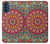 S3694 ヒッピーアートパターン Hippie Art Pattern Motorola Moto G41 バックケース、フリップケース・カバー