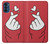 S3701 ミニハートラブサイン Mini Heart Love Sign Motorola Moto G41 バックケース、フリップケース・カバー