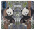 S3793 かわいい赤ちゃん雪パンダのペイント Cute Baby Panda Snow Painting Motorola Moto G41 バックケース、フリップケース・カバー