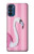 S3805 フラミンゴピンクパステル Flamingo Pink Pastel Motorola Moto G41 バックケース、フリップケース・カバー