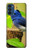 S3839 幸福の青い 鳥青い鳥 Bluebird of Happiness Blue Bird Motorola Moto G41 バックケース、フリップケース・カバー