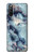 S2689 ブルーマーブルグラフィックプリント Blue Marble Texture Graphic Printed Sony Xperia 10 III Lite バックケース、フリップケース・カバー