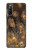 S3691 ゴールドピーコックフェザー Gold Peacock Feather Sony Xperia 10 III Lite バックケース、フリップケース・カバー