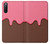S3754 ストロベリーアイスクリームコーン Strawberry Ice Cream Cone Sony Xperia 10 III Lite バックケース、フリップケース・カバー