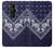 S3357 ネイビーブルーバンダナパターン Navy Blue Bandana Pattern Sony Xperia Pro-I バックケース、フリップケース・カバー