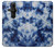 S3439 インディゴタイダイ Fabric Indigo Tie Dye Sony Xperia Pro-I バックケース、フリップケース・カバー