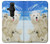 S3794 北極シロクマはシールに恋するペイント Arctic Polar Bear and Seal Paint Sony Xperia Pro-I バックケース、フリップケース・カバー