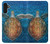 S1249 青い海亀 Blue Sea Turtle Samsung Galaxy A13 4G バックケース、フリップケース・カバー