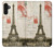 S2108 エッフェル塔パリポストカード Eiffel Tower Paris Postcard Samsung Galaxy A13 4G バックケース、フリップケース・カバー