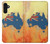 S2494 オーストラリア国旗地図ロックテクスチャ Australia Flag Map Rock Texture Samsung Galaxy A13 4G バックケース、フリップケース・カバー