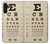 S2502 目の検査図ポスター Eye Exam Chart Decorative Decoupage Poster Samsung Galaxy A13 4G バックケース、フリップケース・カバー