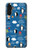 S2572 マリンペンギン柄 Marine Penguin Pattern Samsung Galaxy A13 4G バックケース、フリップケース・カバー