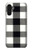S2842 ブラックとホワイトバッファローチェック柄 Black and White Buffalo Check Pattern Samsung Galaxy A13 4G バックケース、フリップケース・カバー