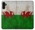 S2976 ウェールズサッカー Wales Football Soccer Red Dragon Flag Samsung Galaxy A13 4G バックケース、フリップケース・カバー