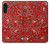 S3354 赤バンダナ Red Classic Bandana Samsung Galaxy A13 4G バックケース、フリップケース・カバー