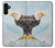 S3843 白頭ワシと氷 Bald Eagle On Ice Samsung Galaxy A13 4G バックケース、フリップケース・カバー