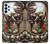 S0753 スカル 翼 バラ パンク Skull Wing Rose Punk Samsung Galaxy A23 バックケース、フリップケース・カバー