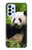 S1073 パンダは食べるのが楽しみ Panda Enjoy Eating Samsung Galaxy A23 バックケース、フリップケース・カバー