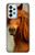 S1595 美しいブラウン馬 Beautiful Brown Horse Samsung Galaxy A23 バックケース、フリップケース・カバー