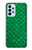 S2704 グリーンフィッシュスケールパターングラフィック Green Fish Scale Pattern Graphic Samsung Galaxy A23 バックケース、フリップケース・カバー