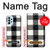 S2842 ブラックとホワイトバッファローチェック柄 Black and White Buffalo Check Pattern Samsung Galaxy A23 バックケース、フリップケース・カバー