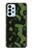 S2877 グリーンスネークスキン グラフィックプリント Green Snake Skin Graphic Printed Samsung Galaxy A23 バックケース、フリップケース・カバー