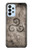 S2892 三脚巴シンボル Triskele Symbol Stone Texture Samsung Galaxy A23 バックケース、フリップケース・カバー