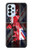 S2936 英国旗地図 UK British Flag Map Samsung Galaxy A23 バックケース、フリップケース・カバー