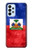 S3022 ハイチ旗 Haiti Flag Samsung Galaxy A23 バックケース、フリップケース・カバー