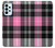 S3091 ピンクの模様のパターン Pink Plaid Pattern Samsung Galaxy A23 バックケース、フリップケース・カバー