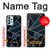 S3479 ネイビーブルーグラフィックアート Navy Blue Graphic Art Samsung Galaxy A23 バックケース、フリップケース・カバー
