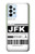 S3664 航空会社の旅行手荷物ラベル Airline Travel Luggage Label Samsung Galaxy A23 バックケース、フリップケース・カバー
