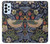 S3791 ウィリアムモリスストロベリーシーフ生地 William Morris Strawberry Thief Fabric Samsung Galaxy A23 バックケース、フリップケース・カバー