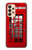 S0058 ロンドン〔イギリス〕の赤い電話ボックス Classic British Red Telephone Box Samsung Galaxy A33 5G バックケース、フリップケース・カバー