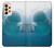 S1801 ベルーガ スマイルクジラ Beluga Whale Smile Whale Samsung Galaxy A33 5G バックケース、フリップケース・カバー