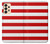 S2364 赤と白のストライプ Red and White Striped Samsung Galaxy A33 5G バックケース、フリップケース・カバー