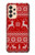 S2835 クリスマス トナカイ パターン Christmas Reindeer Knitted Pattern Samsung Galaxy A33 5G バックケース、フリップケース・カバー
